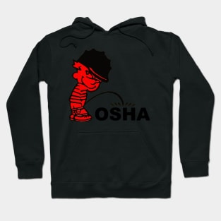 Calvin Pee on OSHA Hoodie